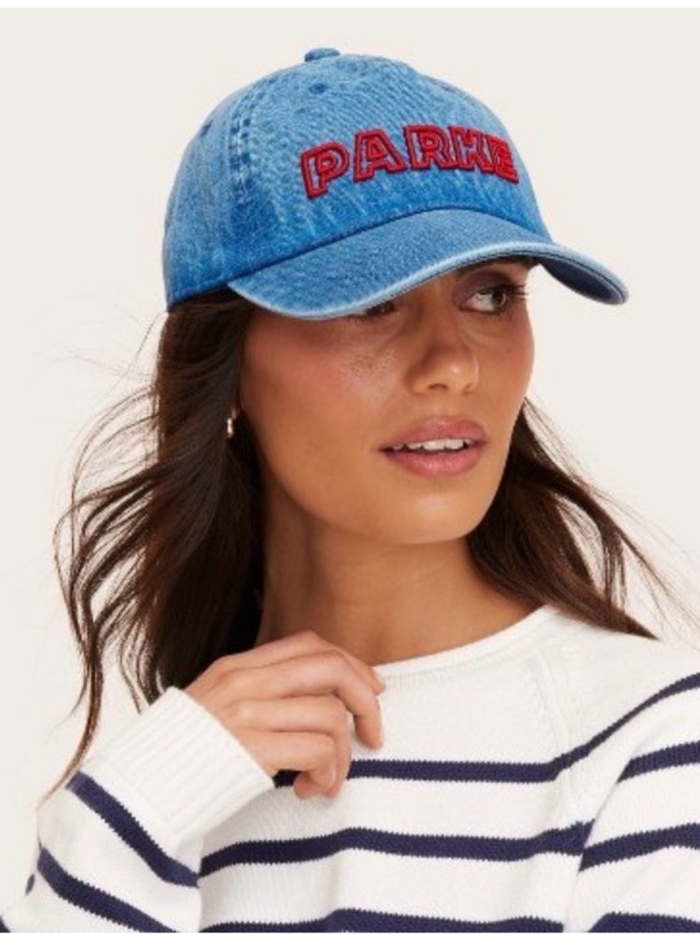 Parke x Target 🎯 Denim Blue Embroidered Baseball Cap 🧢 NWT